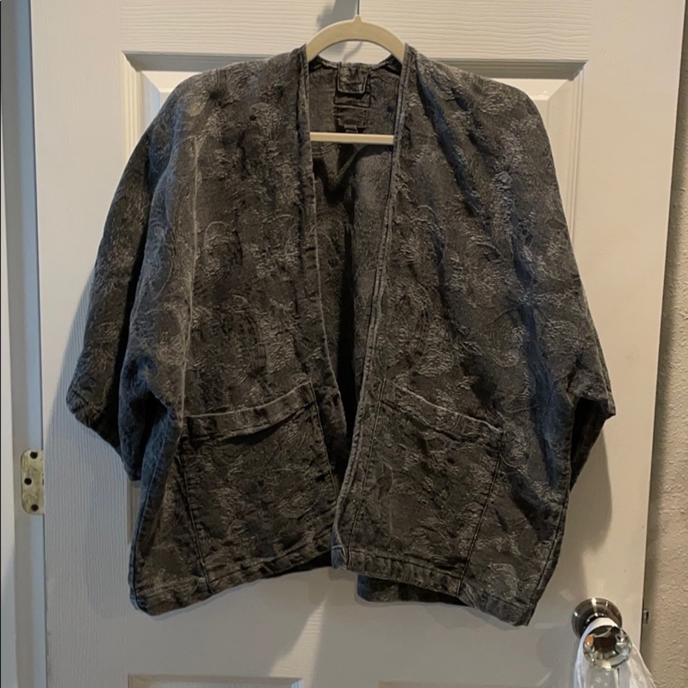 Vintage boxy cut kimono shawl